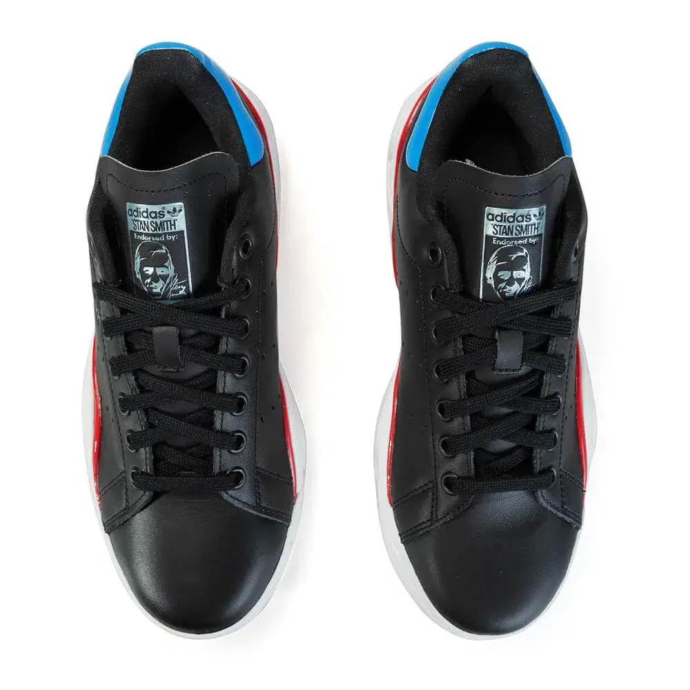 Wmns Stan Smith Millencon 'Black Royal Scarlet' 4