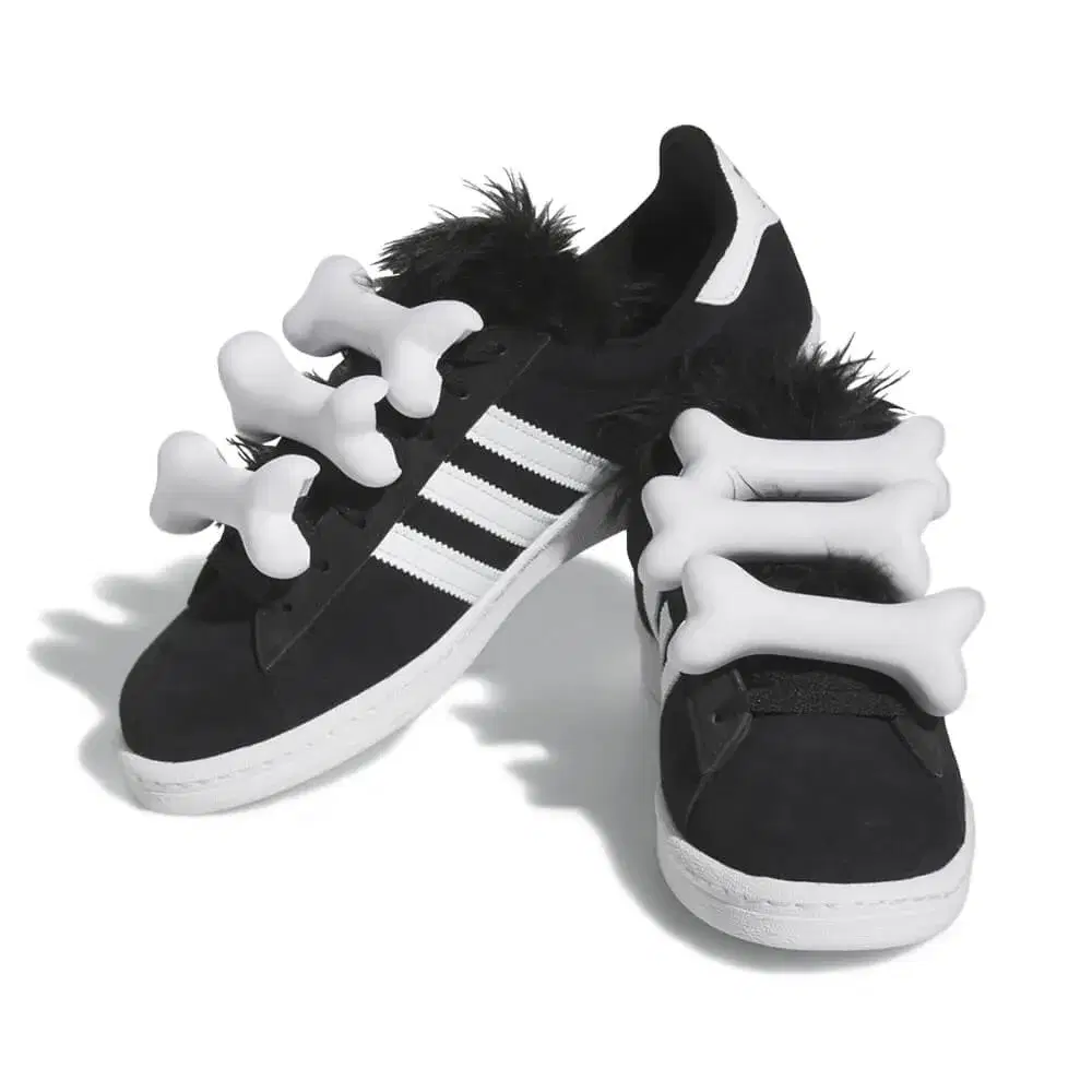 Jeremy Scott x Campus 80s 'Bones - Black' 5