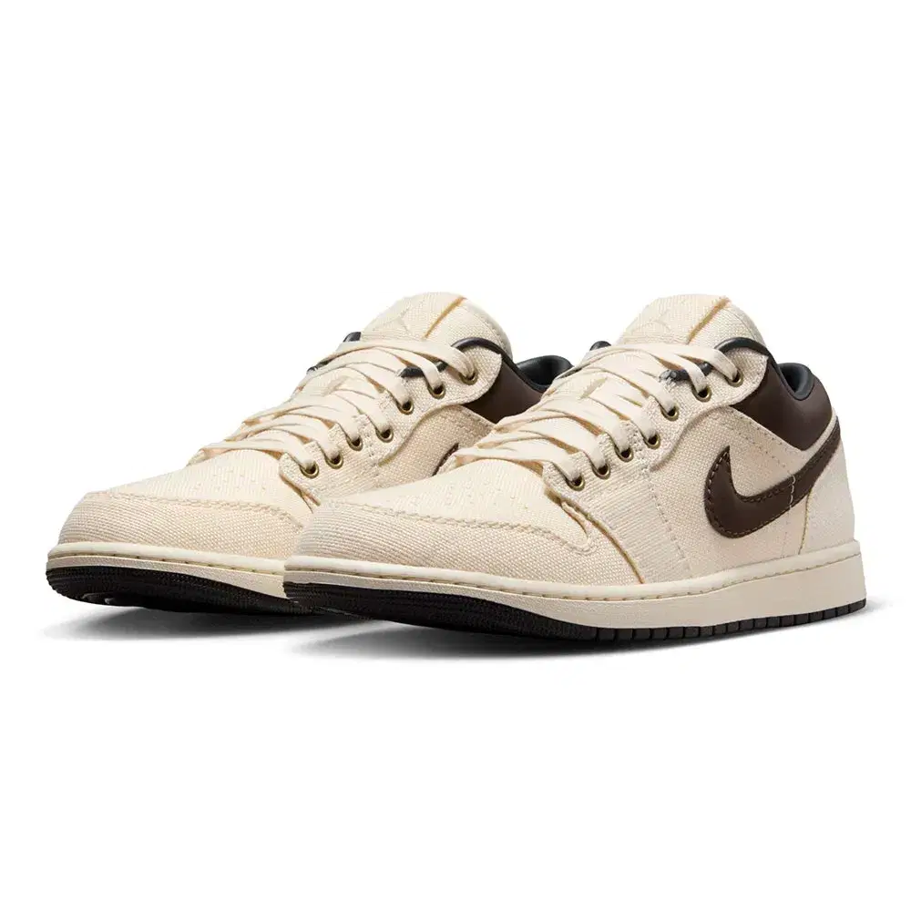 Air Jordan 1 Low Premium 'Ivory Baroque Brown' 2