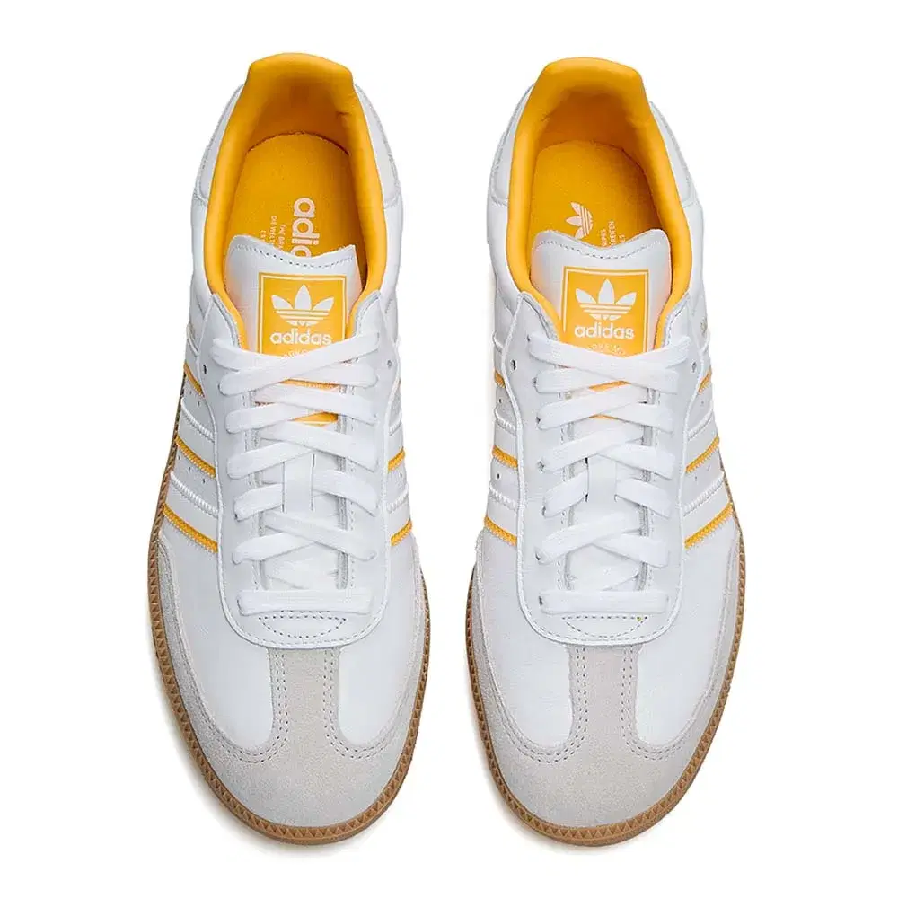 Samba OG 'White Crew Yellow' 4