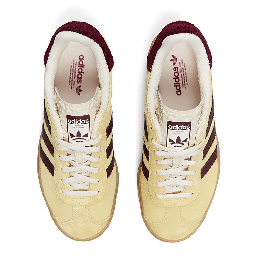 Wmns Gazelle Bold 'Almost Yellow Maroon' 4