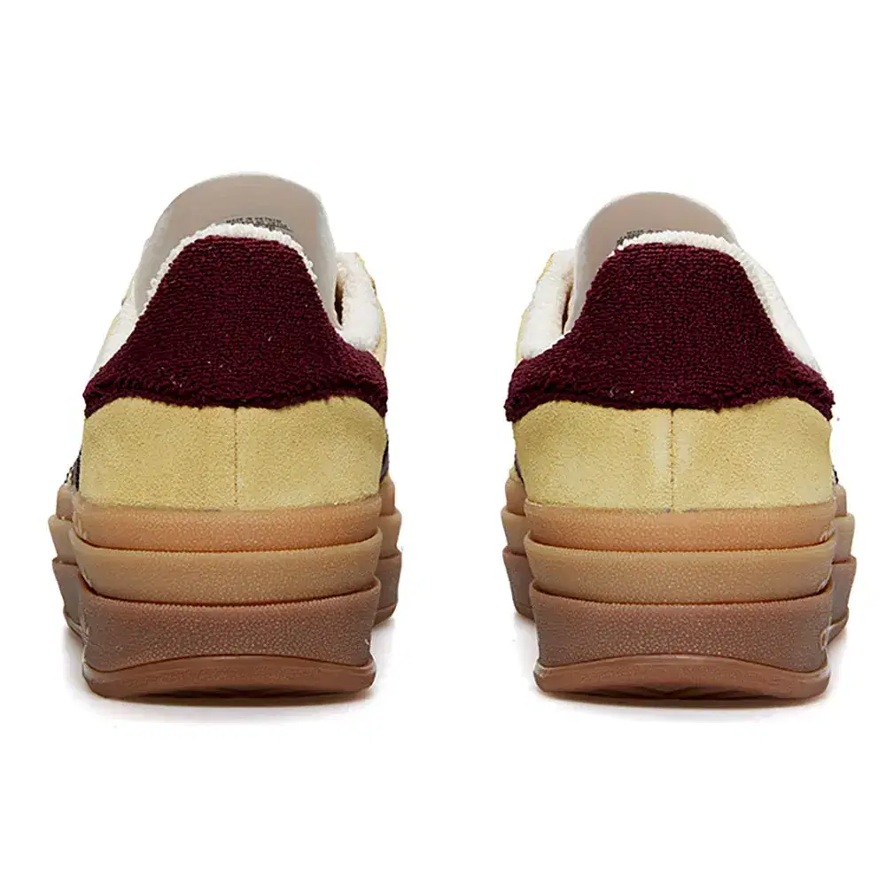 Wmns Gazelle Bold 'Almost Yellow Maroon' 6