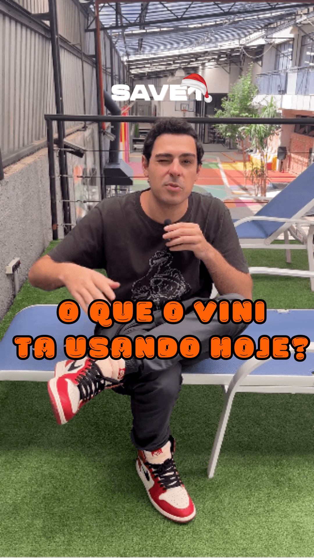 CONFIRA O TÊNIS DO VINI DE HOJE!