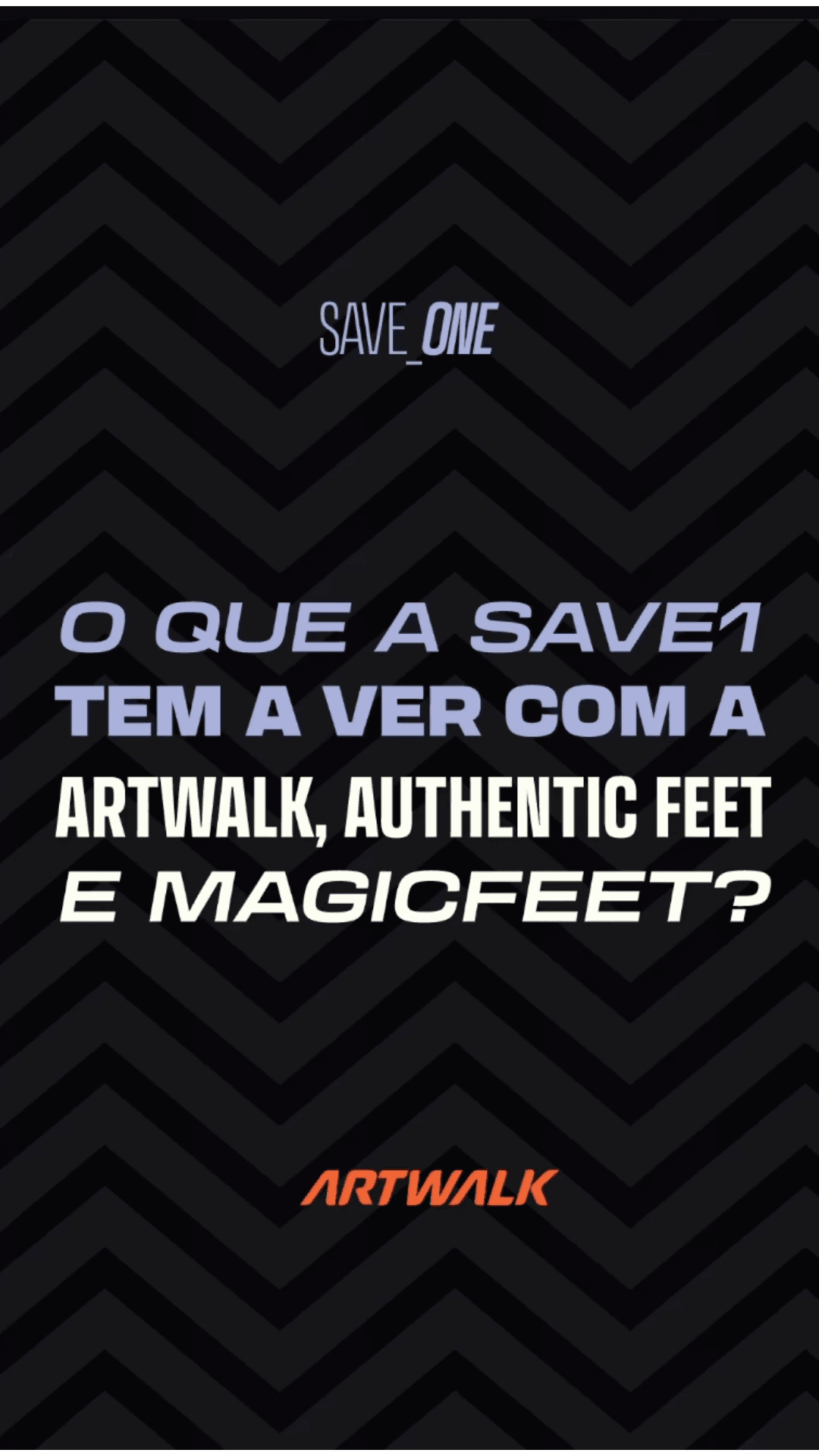  SAVE1 + Artwalk = Desconto nas suas compras!