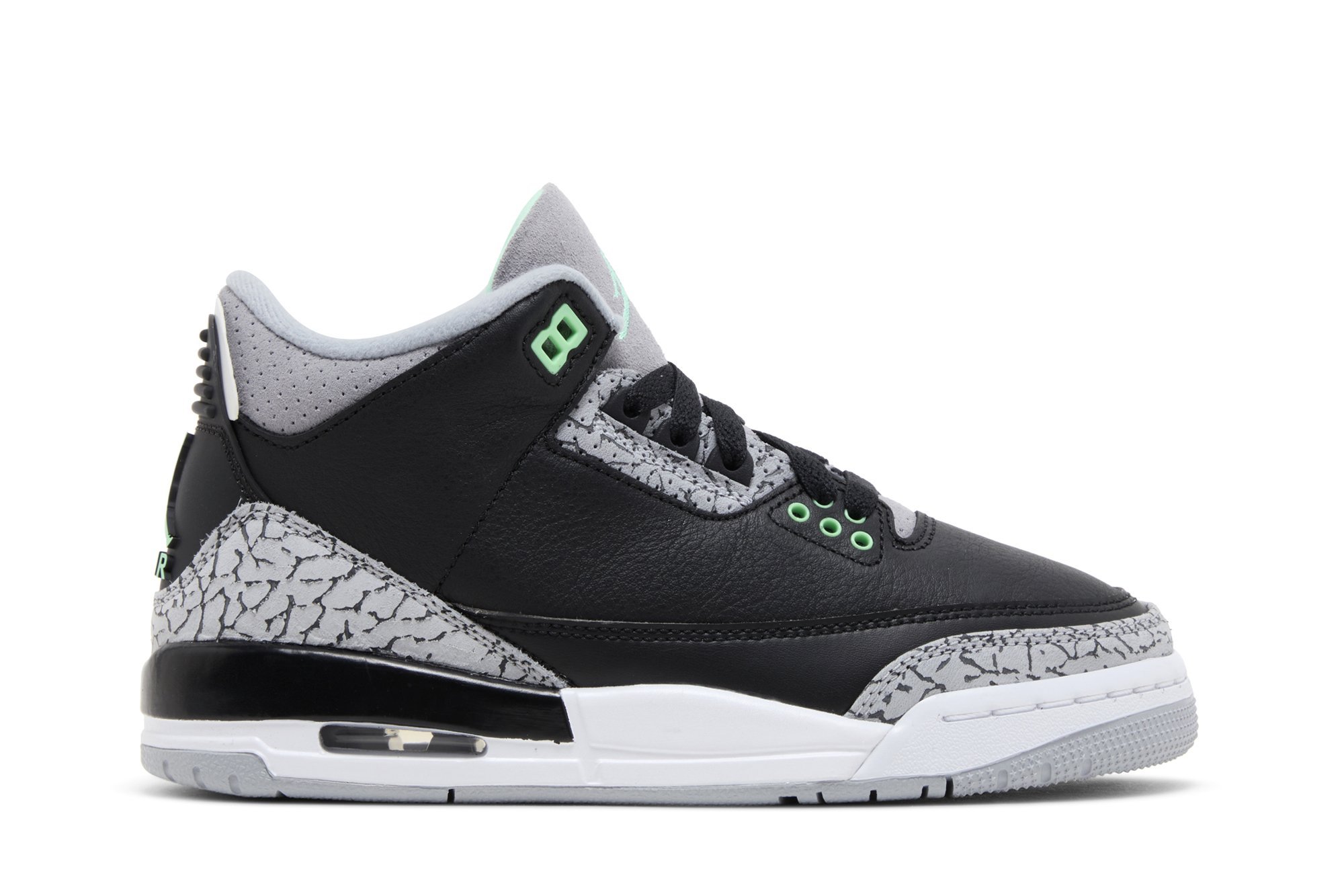 Air Jordan 3 Retro GS 'Green Glow'