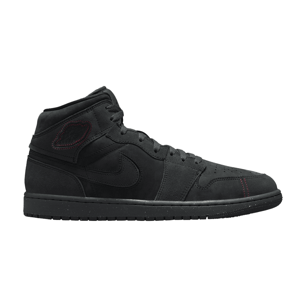 Air Jordan 1 Mid SE Craft 'Dark Smoke Red'