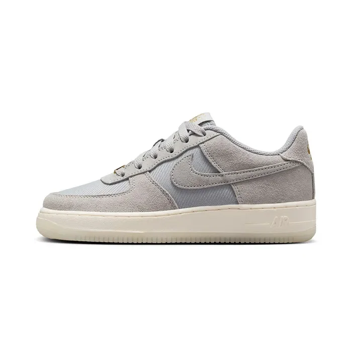 Air Force 1 LV8 Light Smoke Gray Metallic Gold