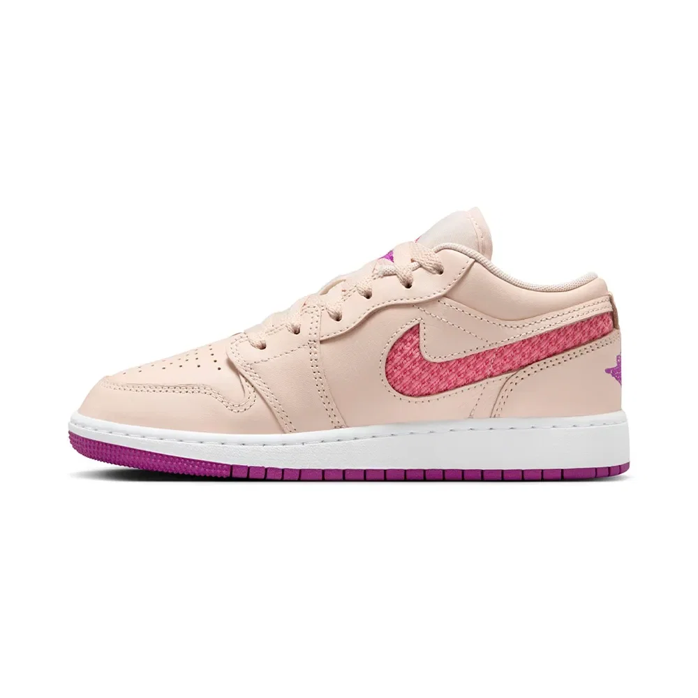 Air Jordan 1 Low GS 'Pink Vivid Purple'