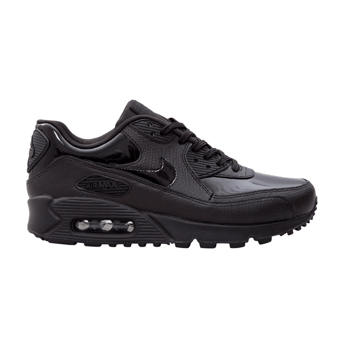 Wmns Air Max 90 Leather 'Triple Black'