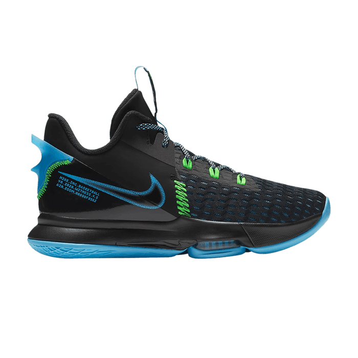 LeBron Witness 5 'Black Light Blue Fury'