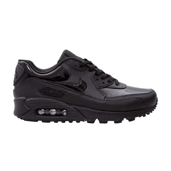 Wmns Air Max 90 Leather 'Triple Black'