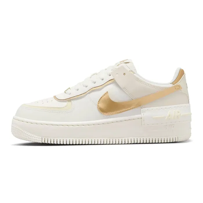 Wmns Air Force 1 Shadow 'Sail Metallic Gold'