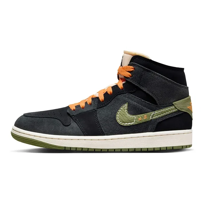 Air Jordan 1 Mid SE Craft 'Anthracite Light Olive'