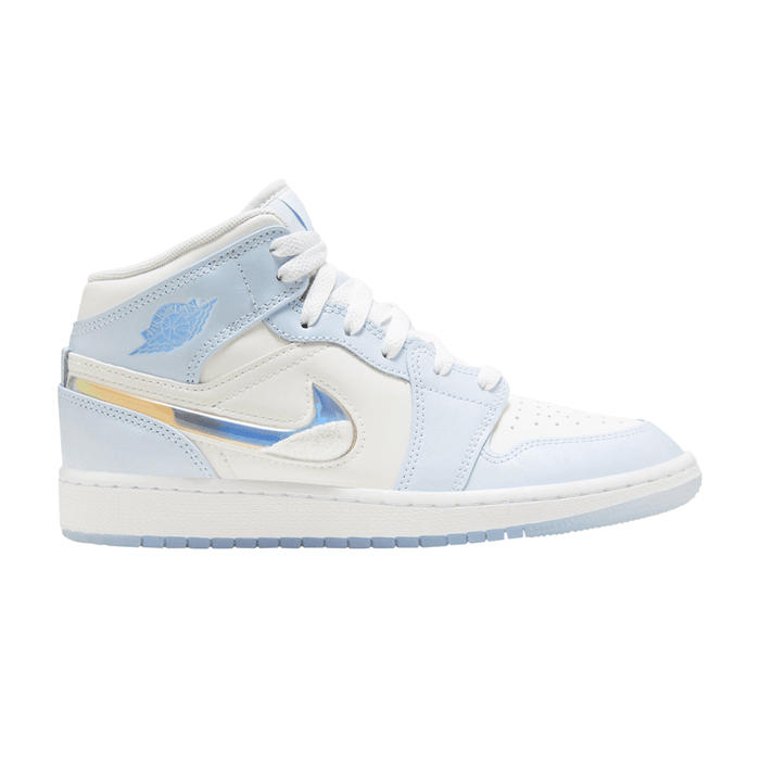 Air Jordan 1 Mid SE GS 'Glitter Swoosh'