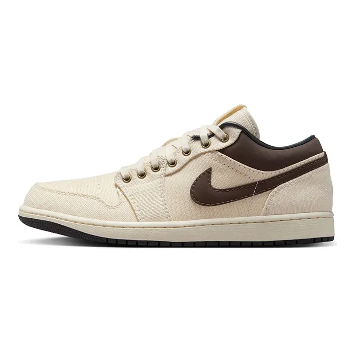 Air Jordan 1 Low Premium 'Ivory Baroque Brown'