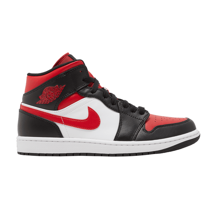 Air Jordan 1 Mid 'Bred Toe'