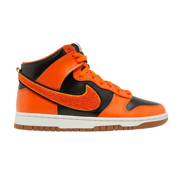 Nike Dunk High 'Chenille Swoosh - Safety Orange'